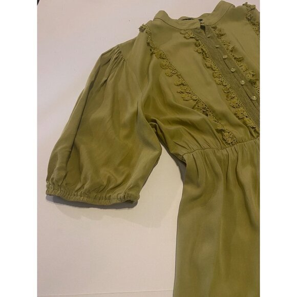 Simplee Plus Boho Short Ruffled Dress, Size 1XL - Picture 8 of 11